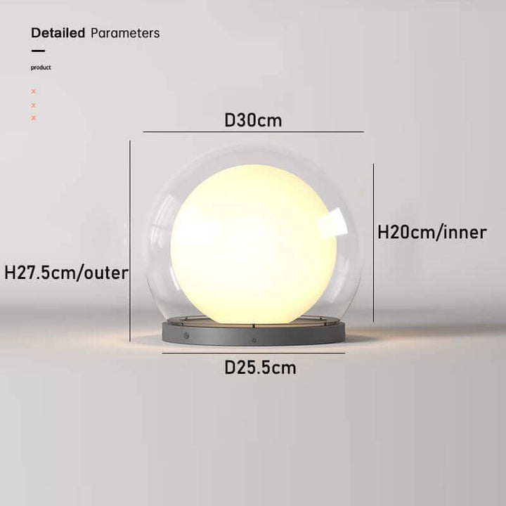 Moderne utendørslampe – Design i måneform
