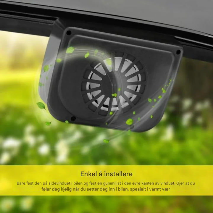 Solcelledrevet Auto Fensterlüfter