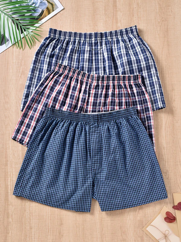 3-pack Men's Boxers in 100% Cotton