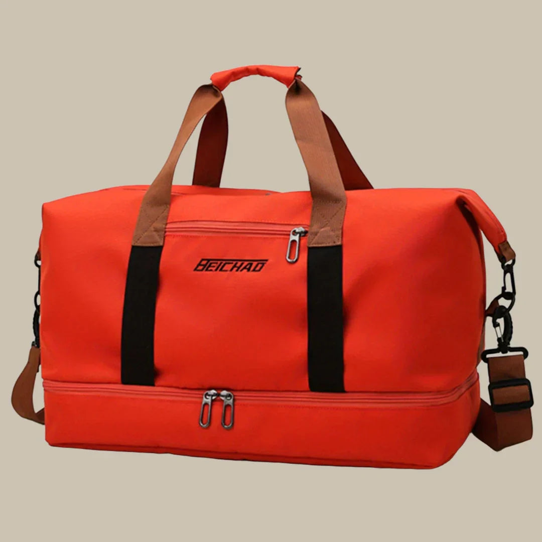 Romslig og stilfull herre reise duffelbag