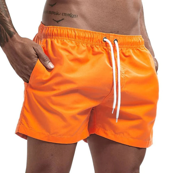 Men's swim shorts with quick-dry