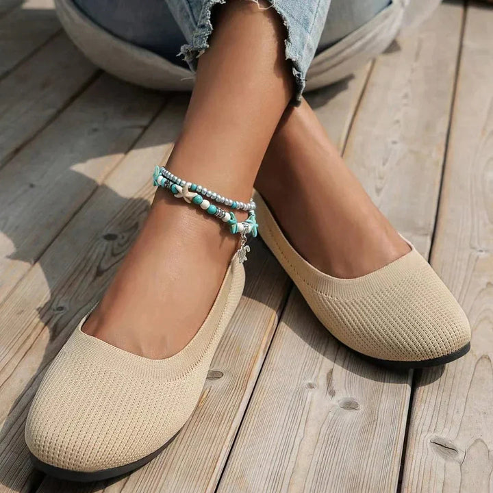 Comfortable and stylish breathable ballerina shoes