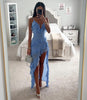 Comfortable solid color dress for women