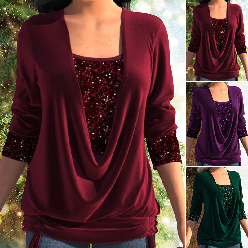 Trendy damebluse – Elin