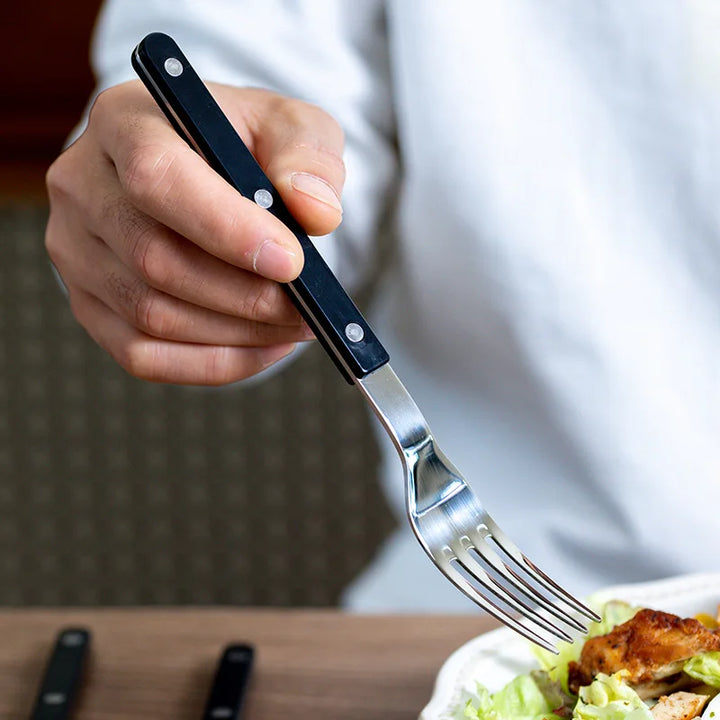 Sett med 24 Deler Bestikk i Rustfritt Stål med Gravert Design – BistroLine