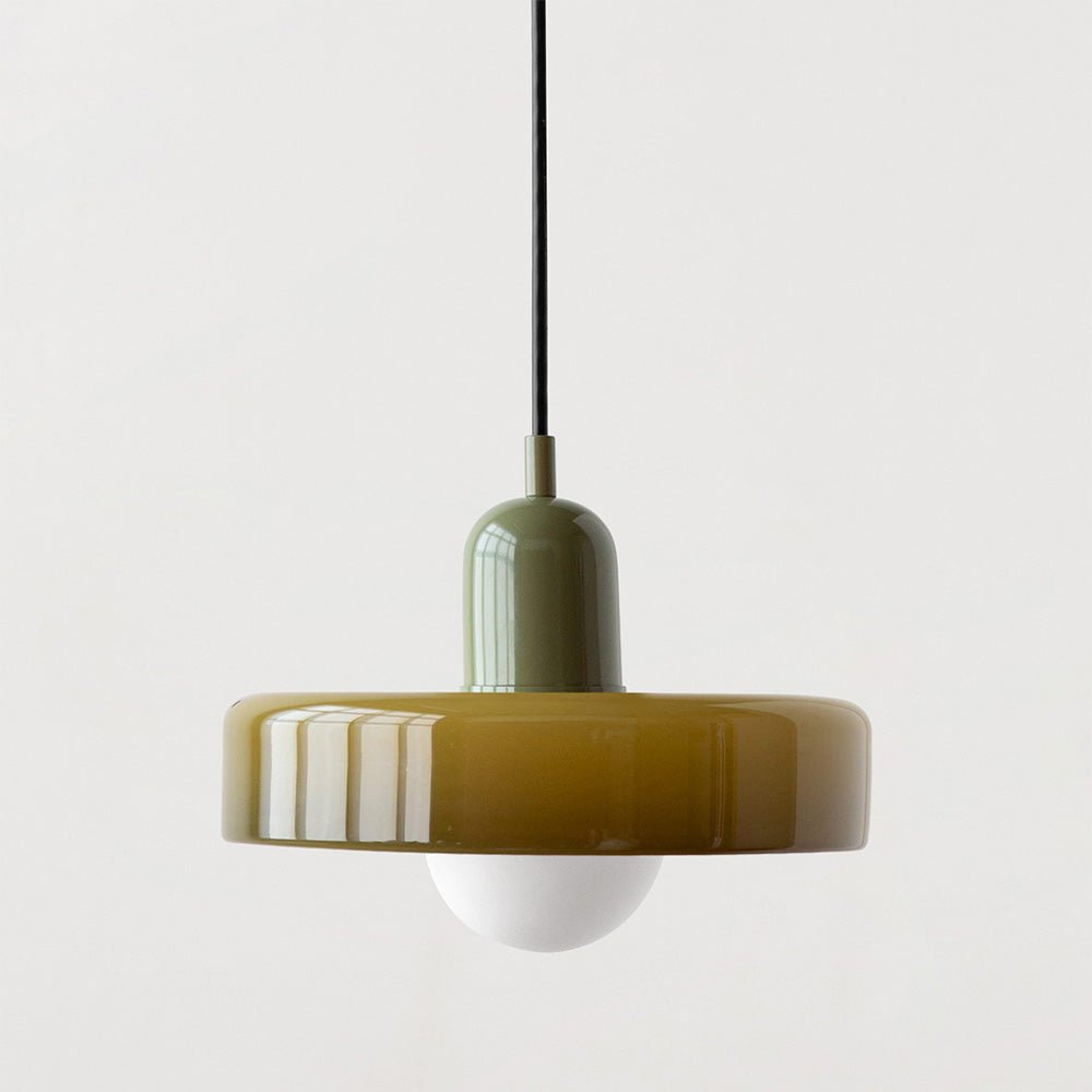 Geometrisk Bauhaus-Taklampe i Glass