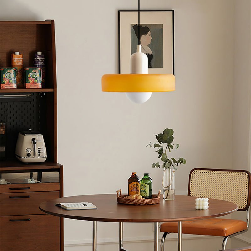 Geometrisk Bauhaus-Taklampe i Glass