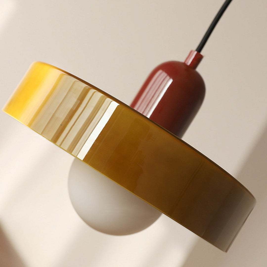 Geometrisk Bauhaus-Taklampe i Glass