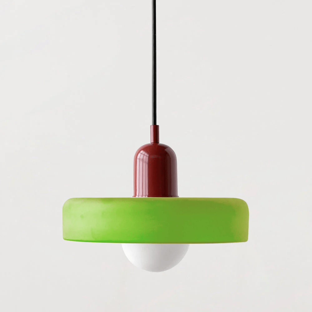 Geometrisk Bauhaus-Taklampe i Glass