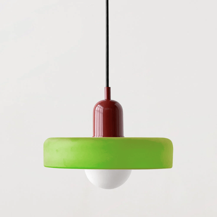 Geometrisk Bauhaus-Taklampe i Glass