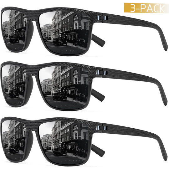 Polariserte solbriller 3-pack | UV-beskyttelse
