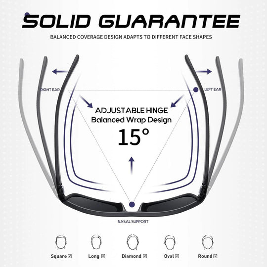 Polariserte solbriller 3-pack | UV-beskyttelse