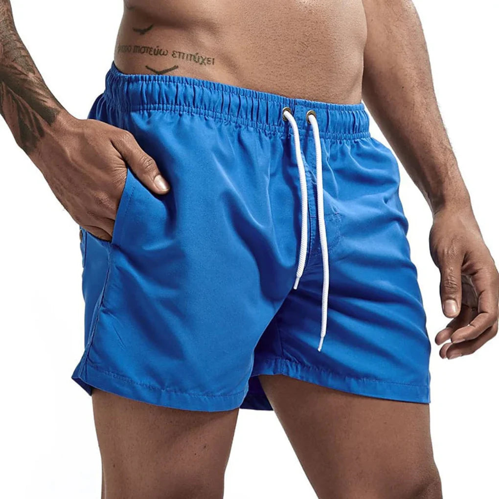 Men's swim shorts with quick-dry