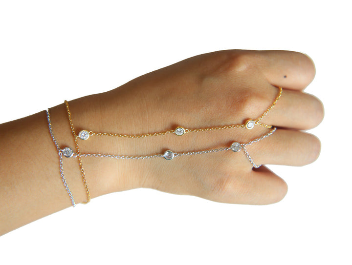 Kjedearmbånd | Armbånd med Krystallring