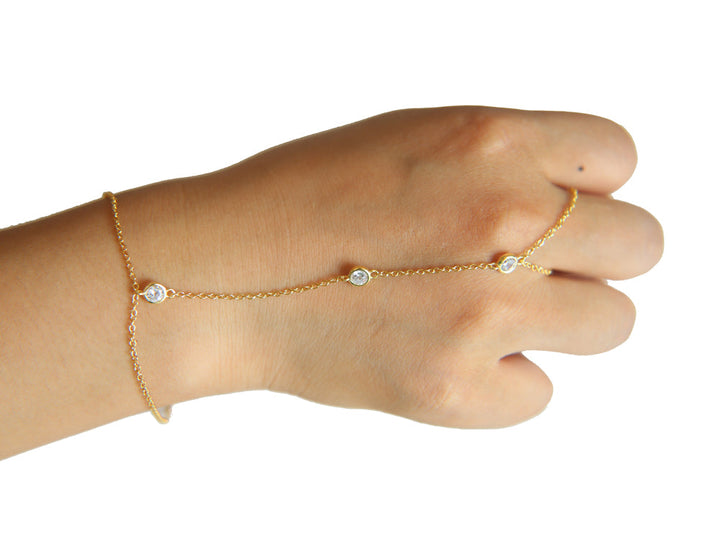 Kjedearmbånd | Armbånd med Krystallring