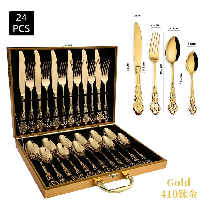 Luksuriøst 24-delers bestikksett – RoyalCutlery