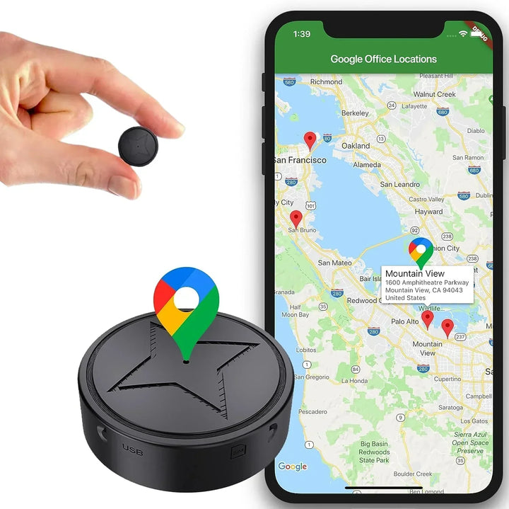 Magnetisk GPS-sporer for kjøretøy og verdisaker