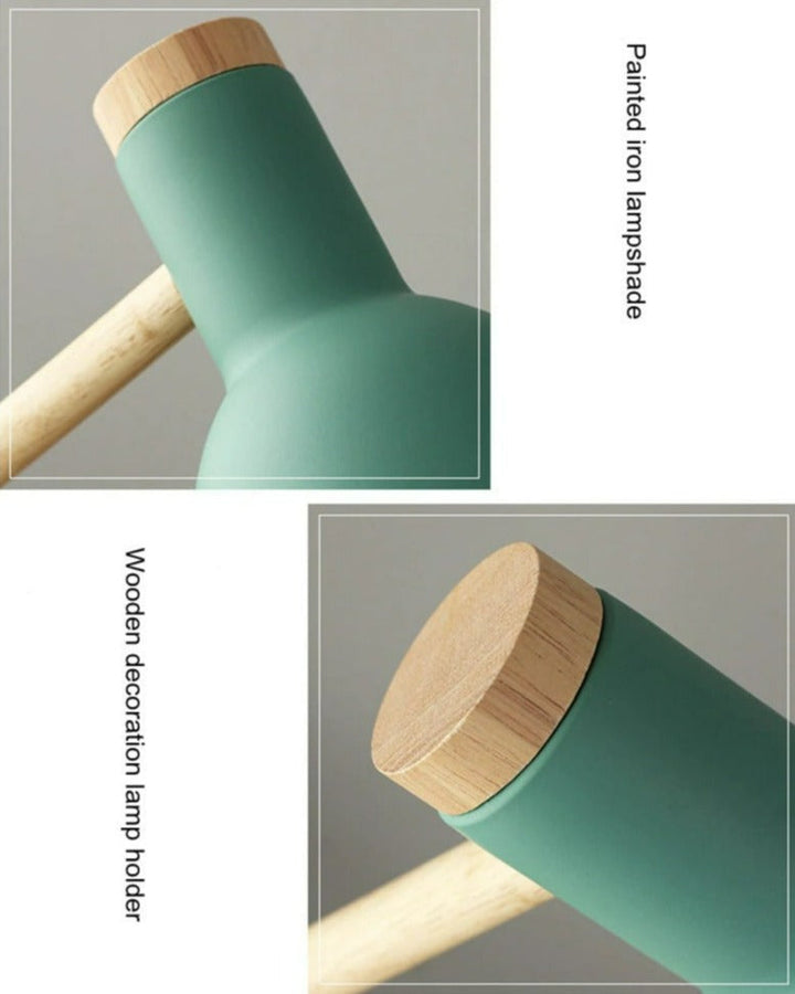 Skandinavisk Bordlampe i Tre - LumiNord
