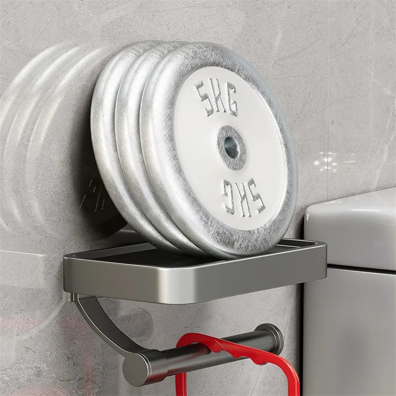 Toalettpapirholder med Hylle – Stalux
