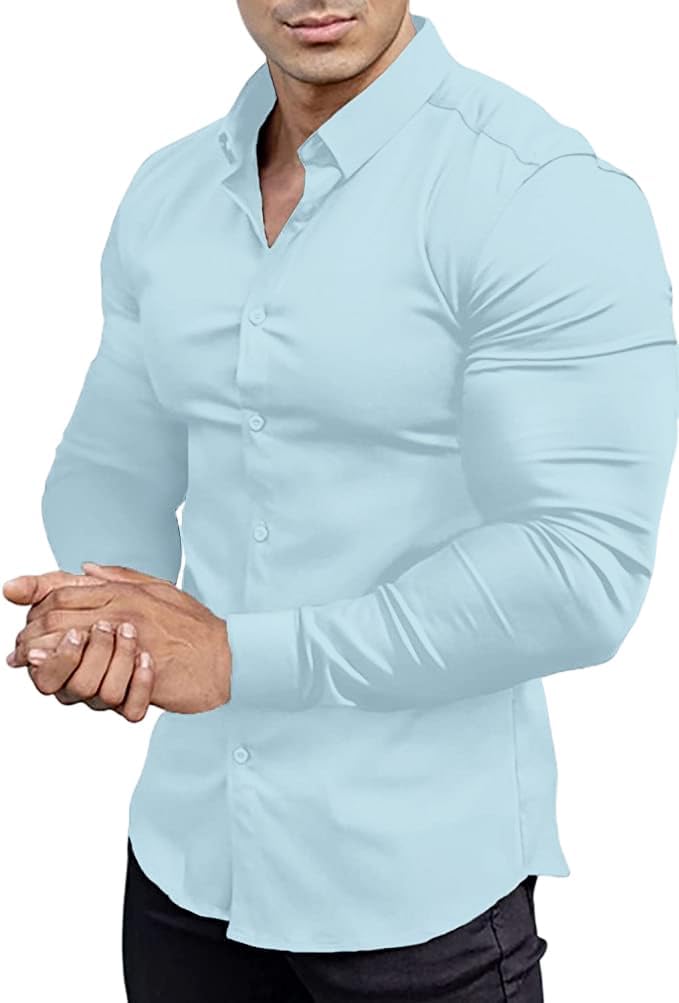 Slim fit herreskjorte for våren 2026 – krøllfri – David