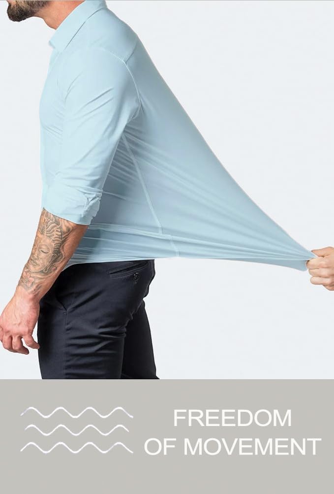 Slim fit herreskjorte for våren 2026 – krøllfri – David