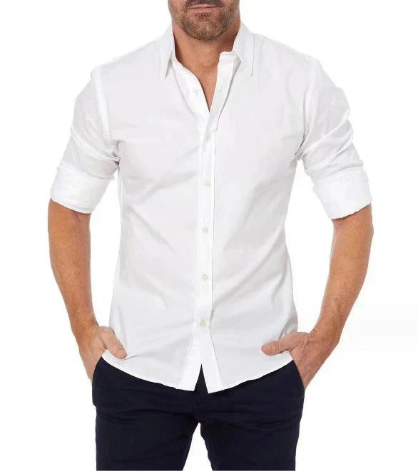 Herre Zip Fit Skjorte