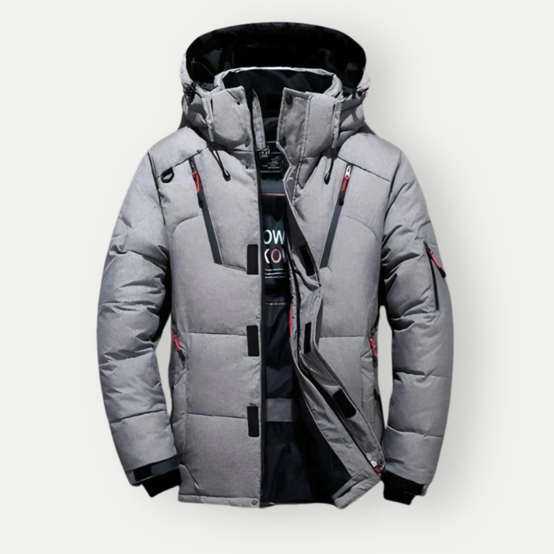 Vinterparkas for Menn - Glidelås & Hette | Vinterstil