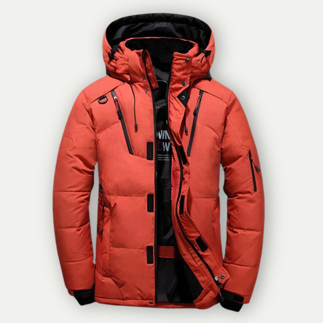 Vinterparkas for Menn - Glidelås & Hette | Vinterstil