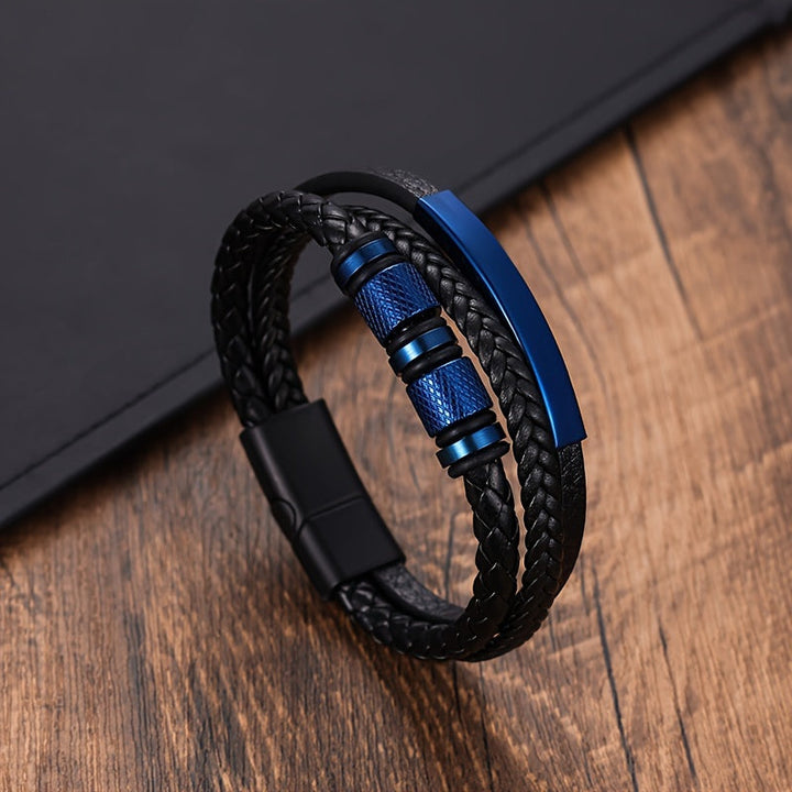Herrearmbånd | Flettet design | Magnetisk lukking