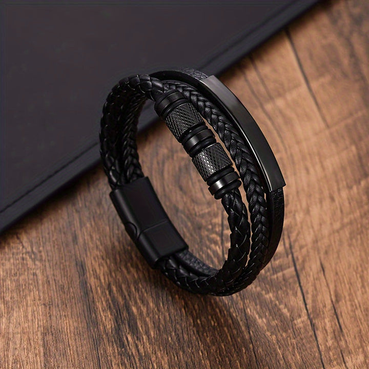 Herrearmbånd | Flettet design | Magnetisk lukking