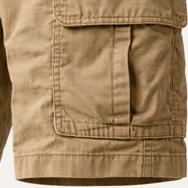 Cargoshorts for herre med klafflommer