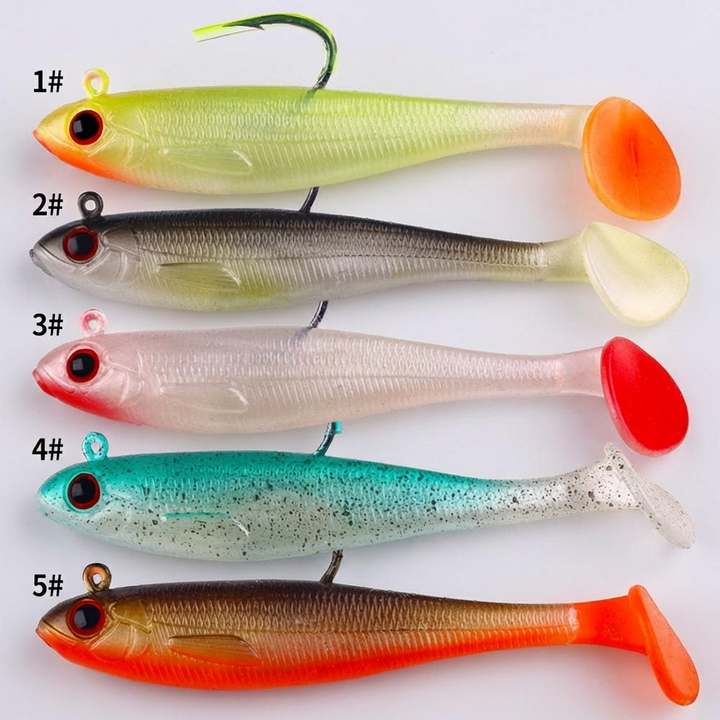 Gjedde & Bass Swimbait med Lead Jig Hode