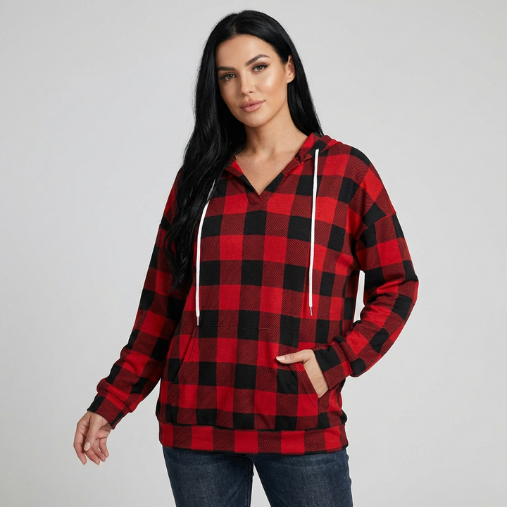 Kvinners Oversized Pullover Sweatshirt