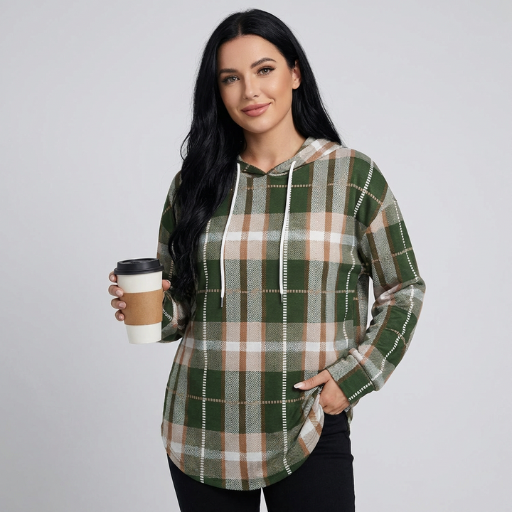 Kvinners langermet crewneck sweatshirt