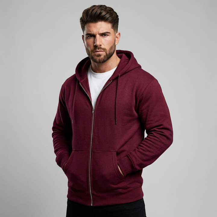 Herre Full-Zip Hettegenser