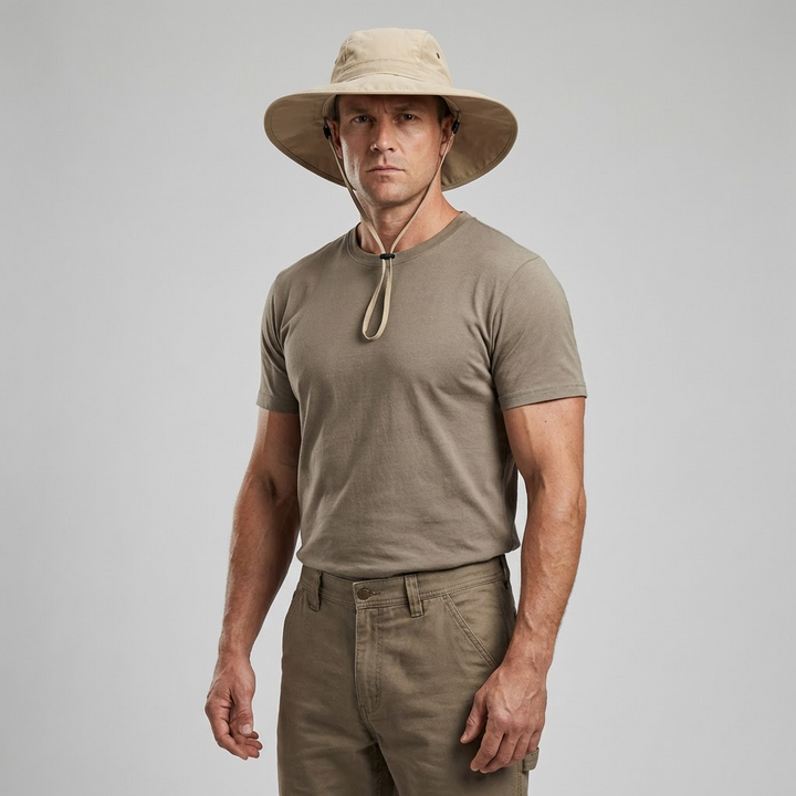 Menns UPF 50+ Bucket Sol Hatt