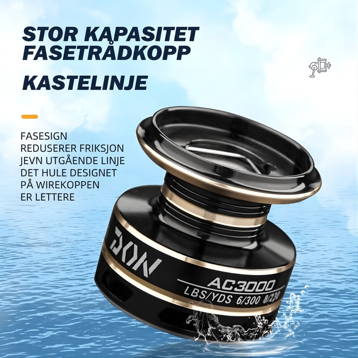 Spinnende Fiskesnelle for Hav- og Ferskvannsbruk