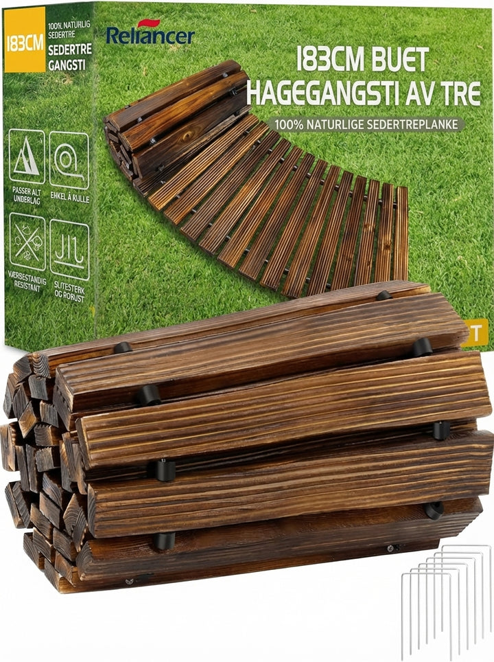 Utrullbar Hagebane i Tre