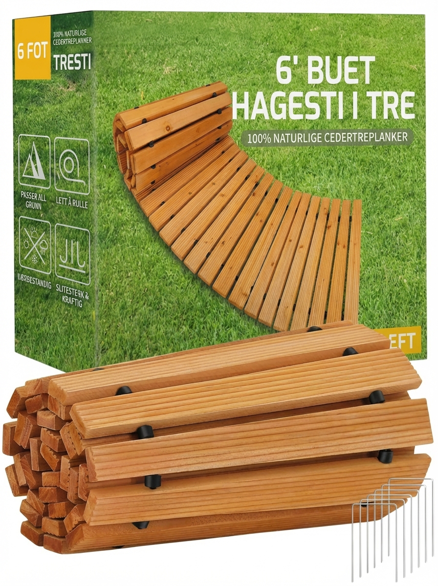 Utrullbar Hagebane i Tre