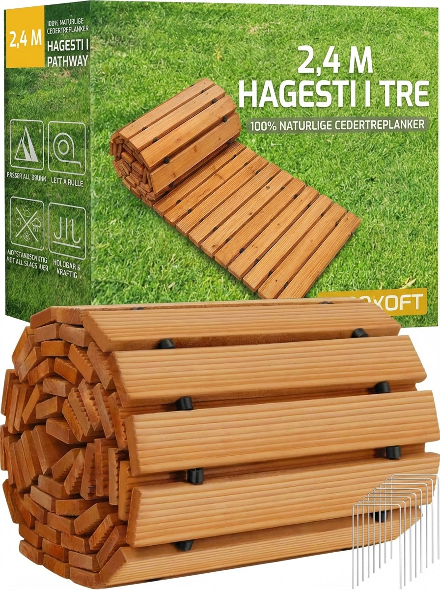 Utrullbar Hagebane i Tre