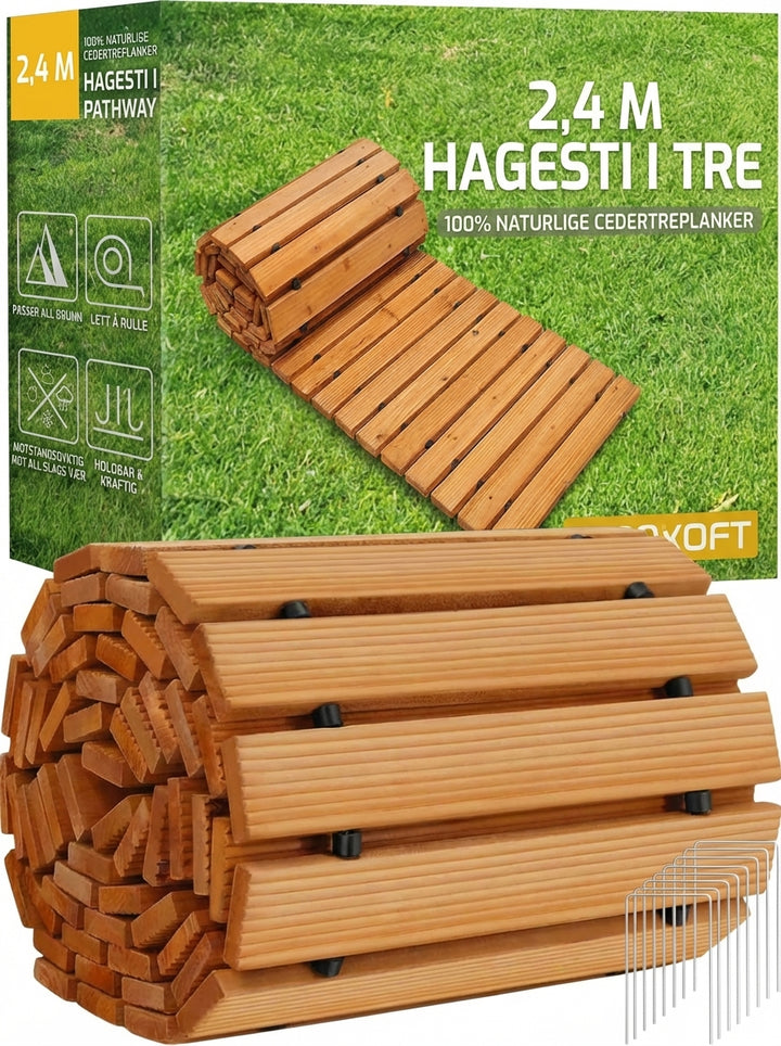 Utrullbar Hagebane i Tre