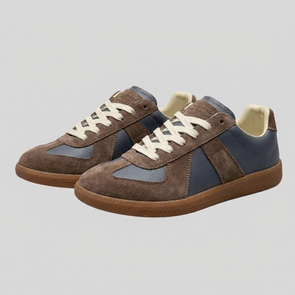 Retro plattformsneakers for menn