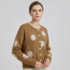 Blomstrete Strikkegenser for Damer