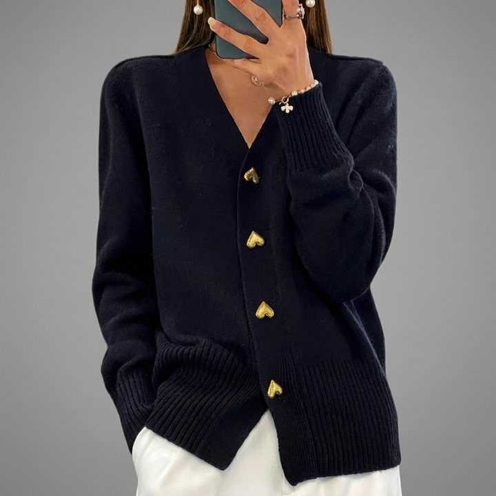 Varme, Eleganse, og Tidlaus Feminint Sjarmerende Cardigan