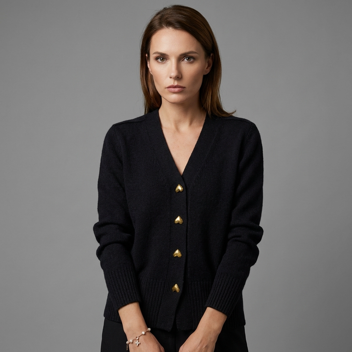 Varme, Eleganse, og Tidlaus Feminint Sjarmerende Cardigan