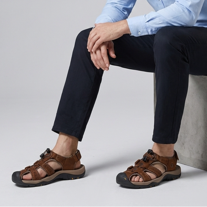 Menns designet for balanse sandaler med justerbare stropper
