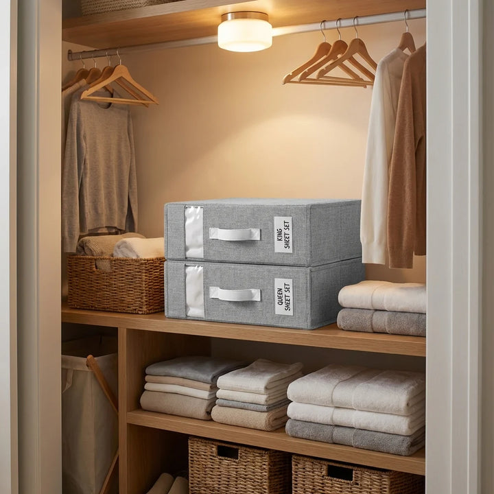 Foldbar Sengetøy Organiseringsboks