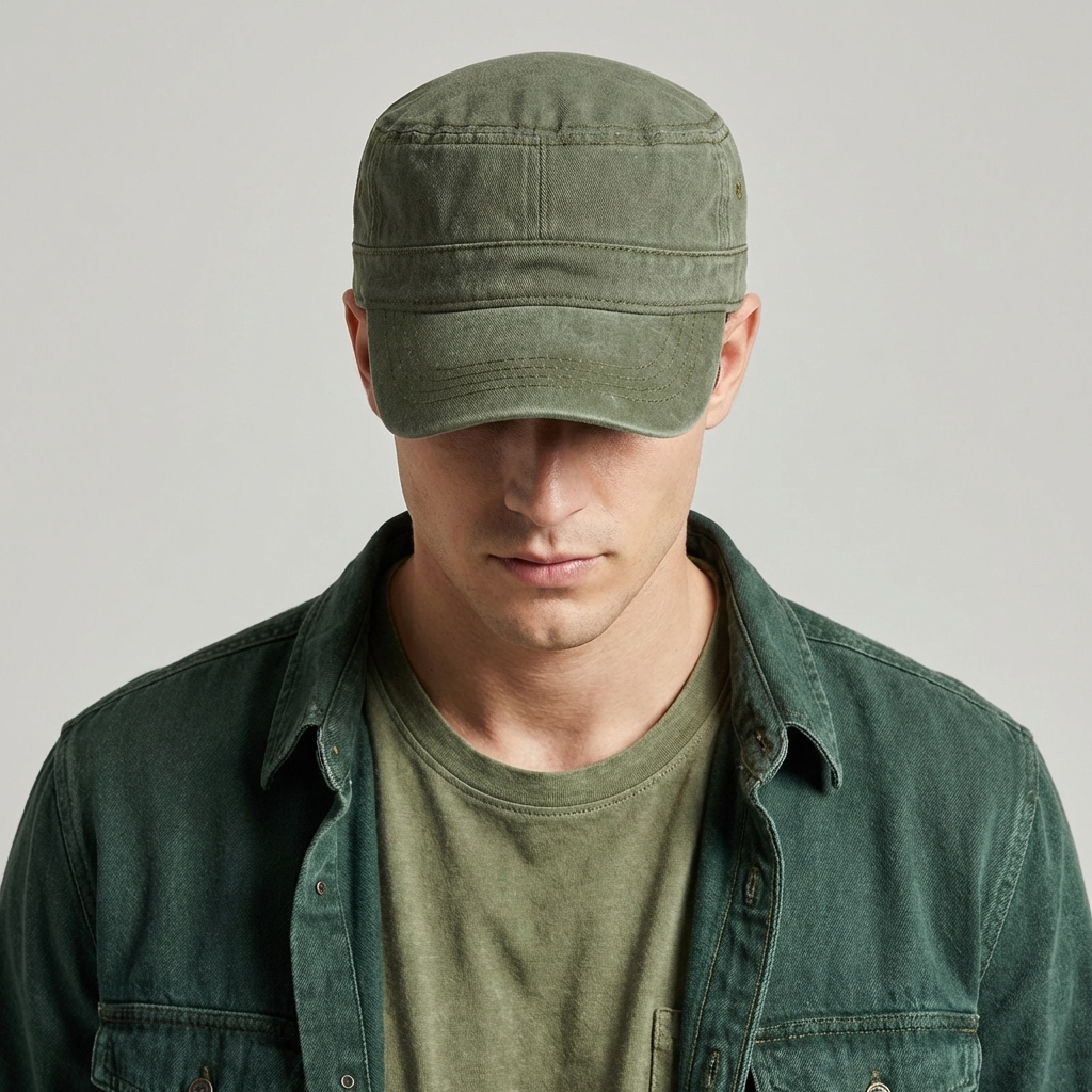 Herren Retro Army Hatt