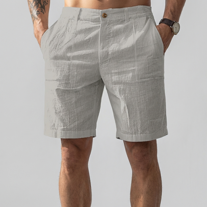 Casual Leinen Herre Shorts