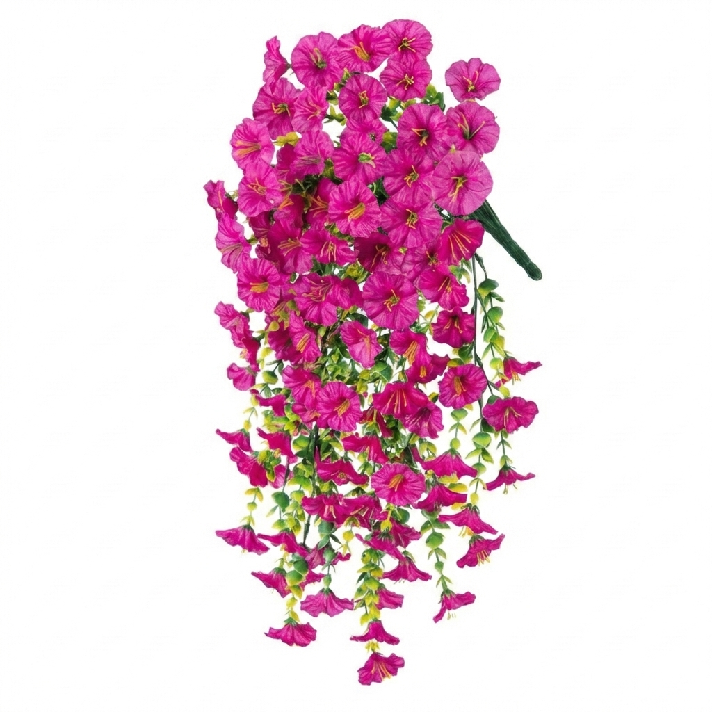 UV Motstandsdyktig Kunstig Morgenklematis Blomst Hengende Dekor